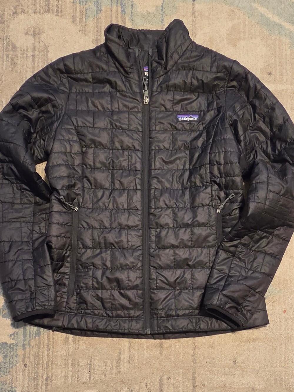 Womens Patagonia Nano Puff Jacket. Black. Size S. EUC